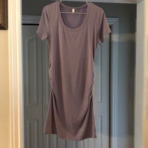 Soft Cotton Fitted Maternity Dress